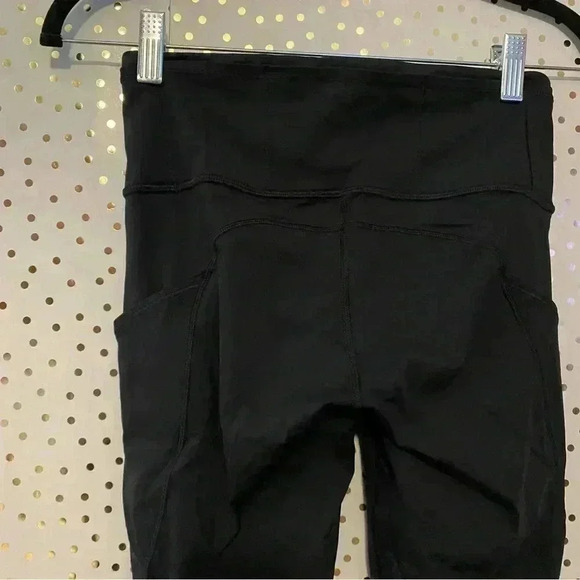 Lululemon Fast & Free Crop Black - Picture 7 of 11